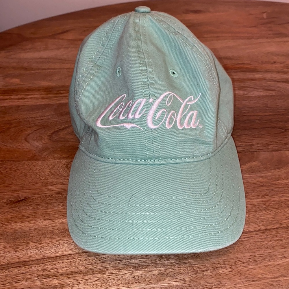 Mint green Coca-Cola hat